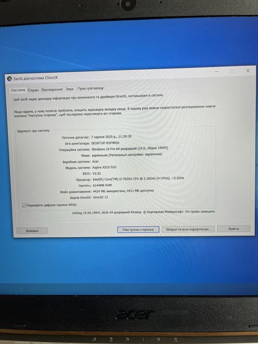 Acer Aspire 5 A515‑51G‑34U8
