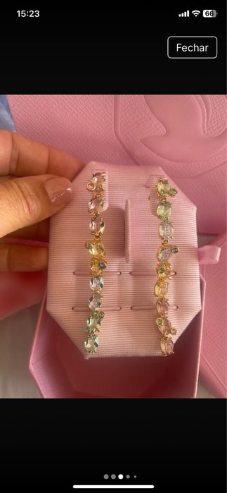 Brincos Swarovski a estrear