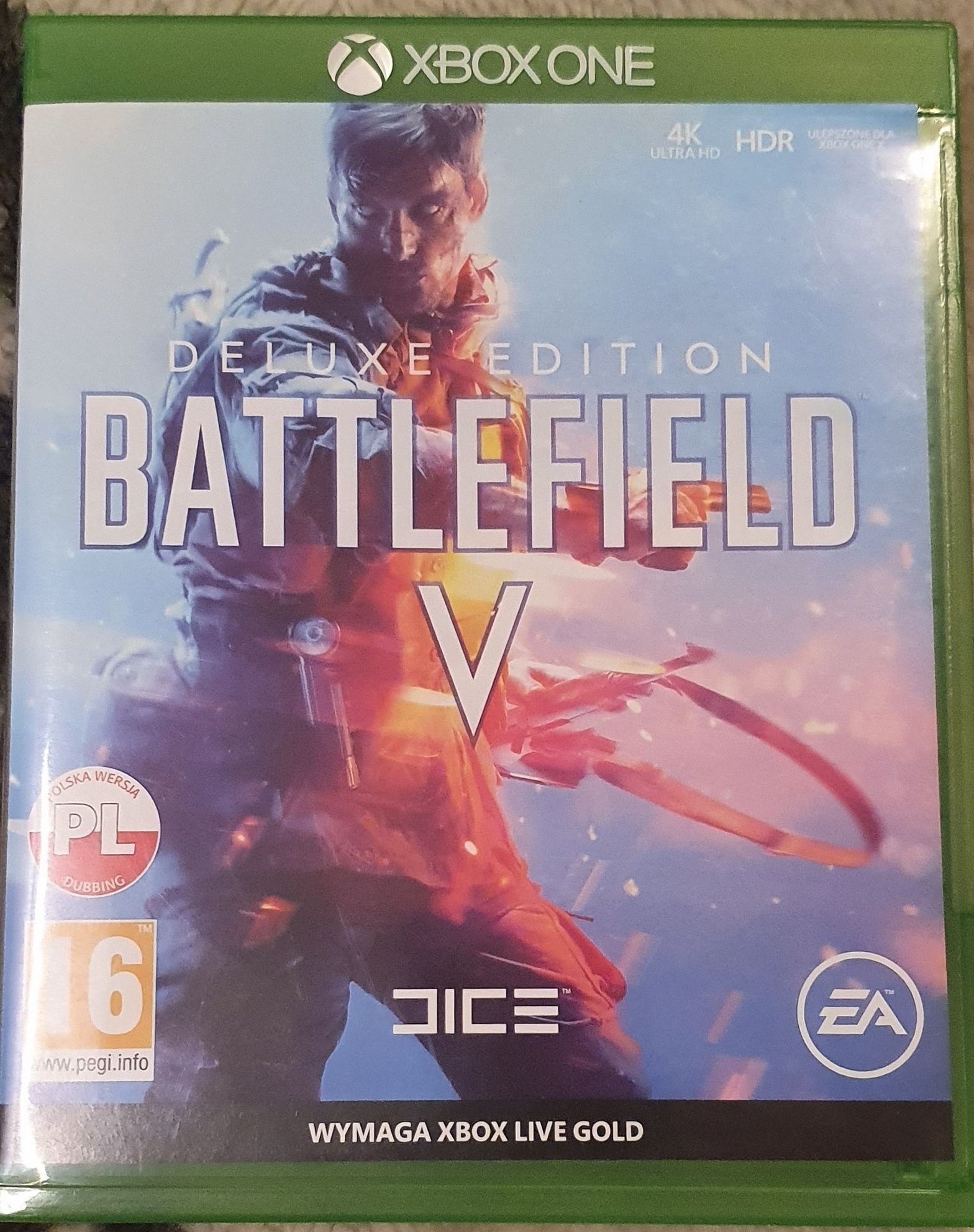 Battlefield V deluxe edition PL 4K XBOX one/xbox one x