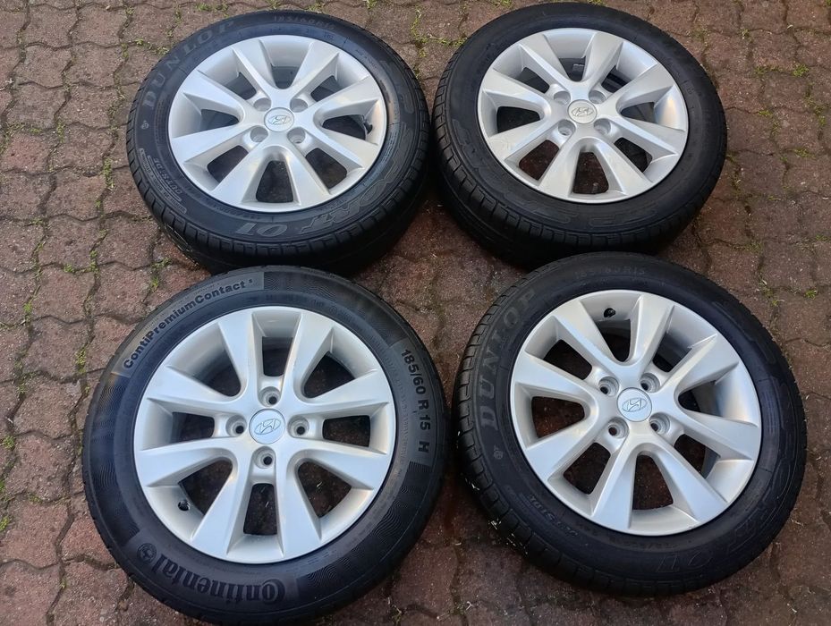 Alufelgi Hyundai I20  śruby 4 x 100  185/60/15