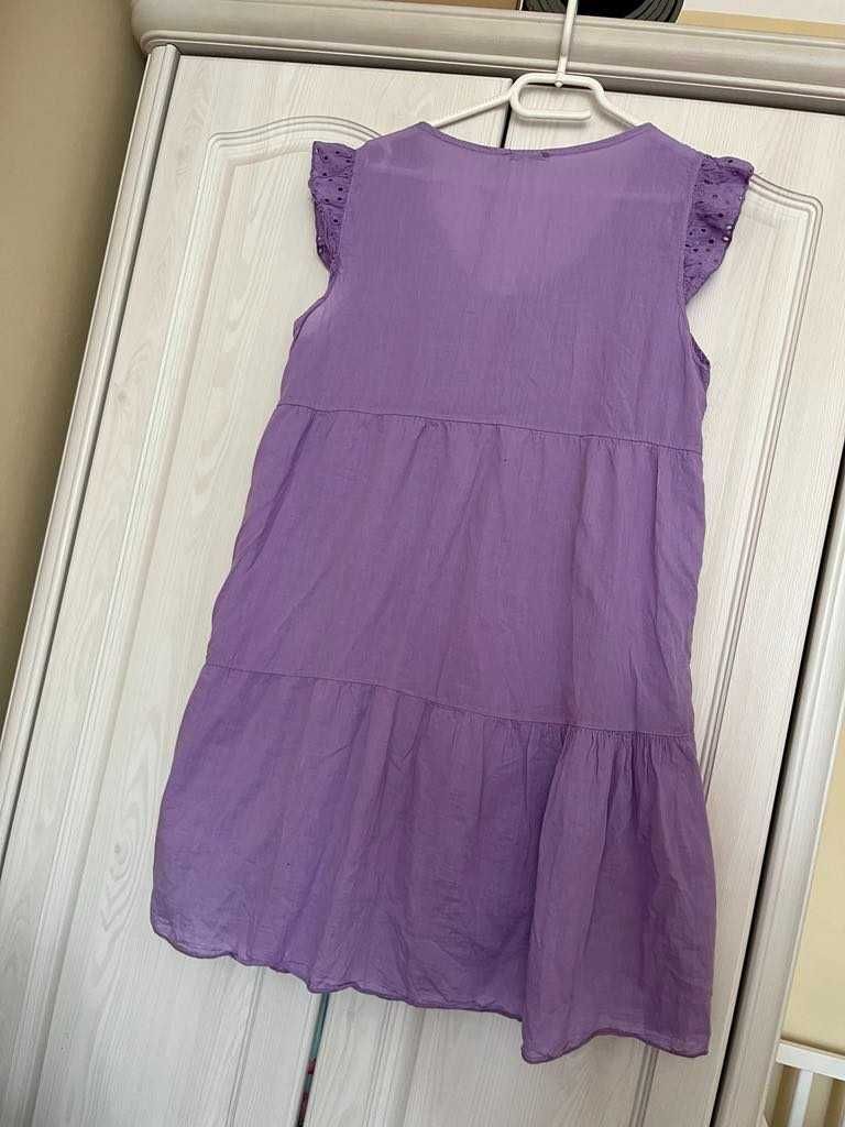 Sukienka fioletowa nowa Melina Made in Italy 38 M - także ciążowa