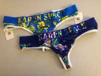 2 pack - stringi męskie Karen Space rozmiar L