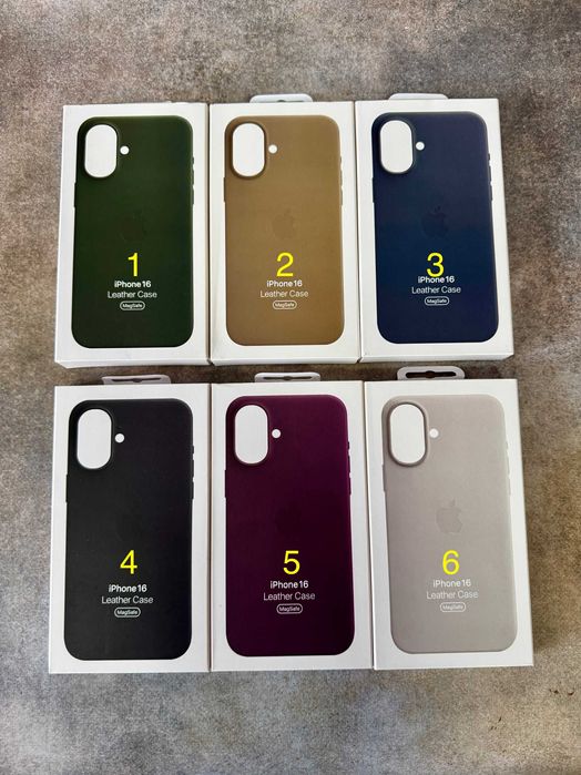 Чохол Leather Case MagSafe + Animation iPhone 16 16 Pro Max чехол