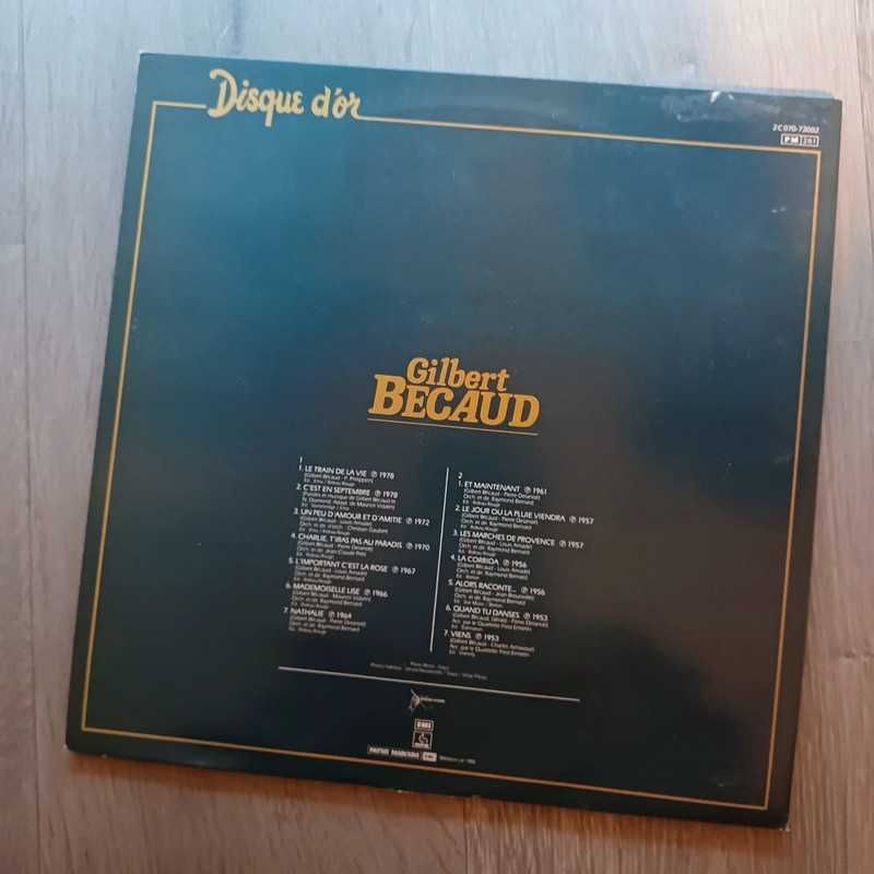 Gilbert Becaud LP Gatefold Disque D'Or France