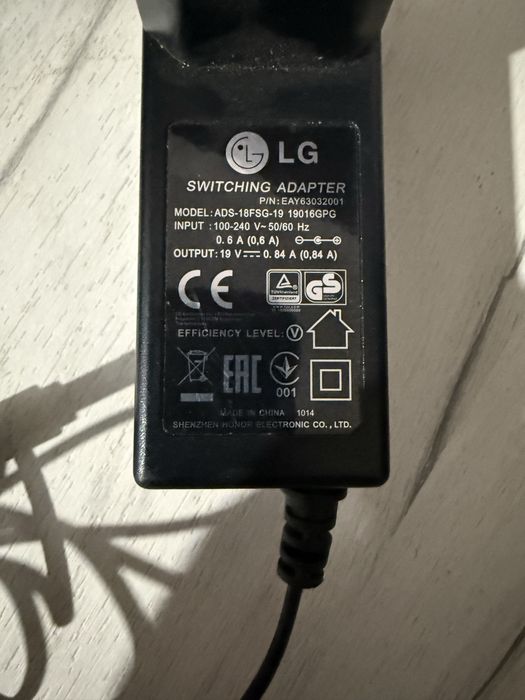 Блок живлення для моніторів LG оригінальний