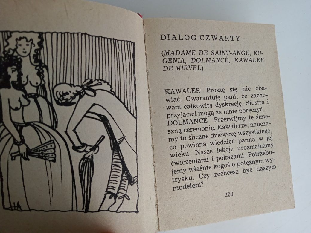 Miniatura D.A.F. de Sade filozofia w buduarze