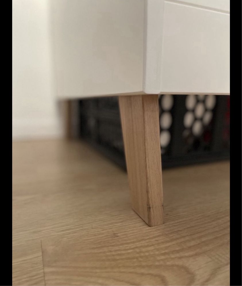 Klupś Noah łóżeczko dziecięce 120x60 biały-dąb