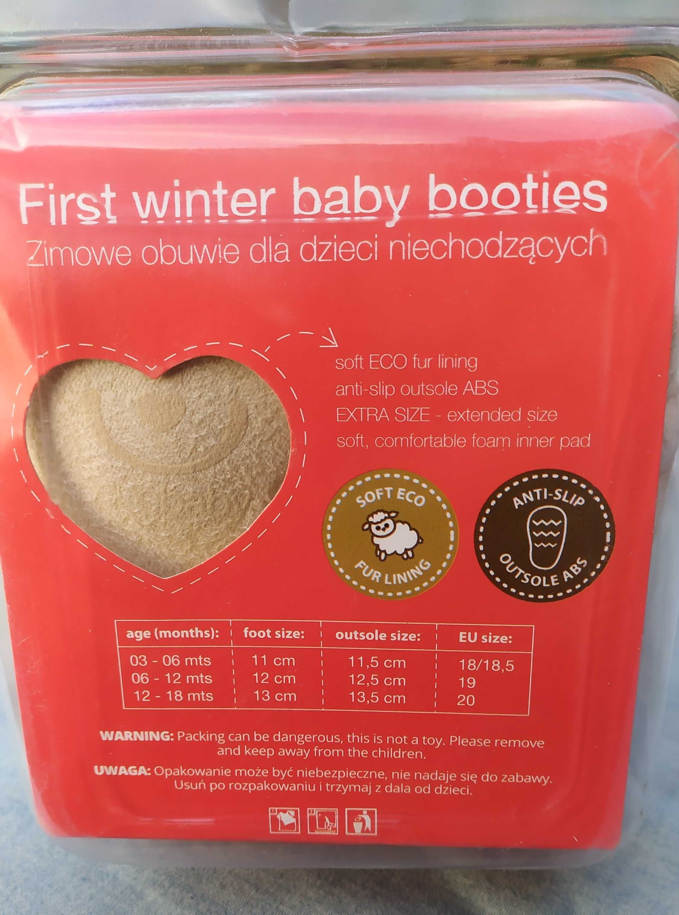 Bobobaby Buty Niechodki Zimowe Dla Niemowląt