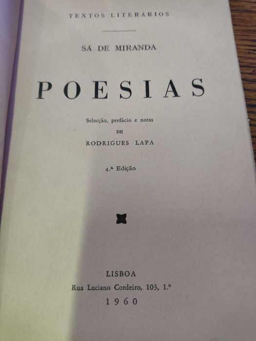 4 Livros Antigos Clássicos Portugueses Trechos escolhidos