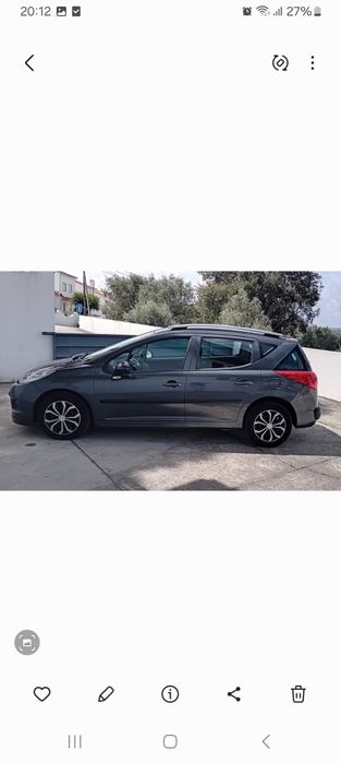 Pegeout 207 Sw 1.4  Trendy impecável 165000 kms (POUPE 750€)