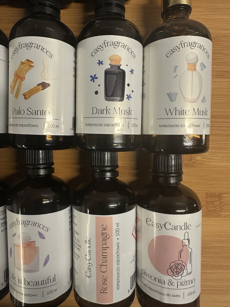 Zestaw 20szt olejki zapachowe Easy Candle do świec mydła