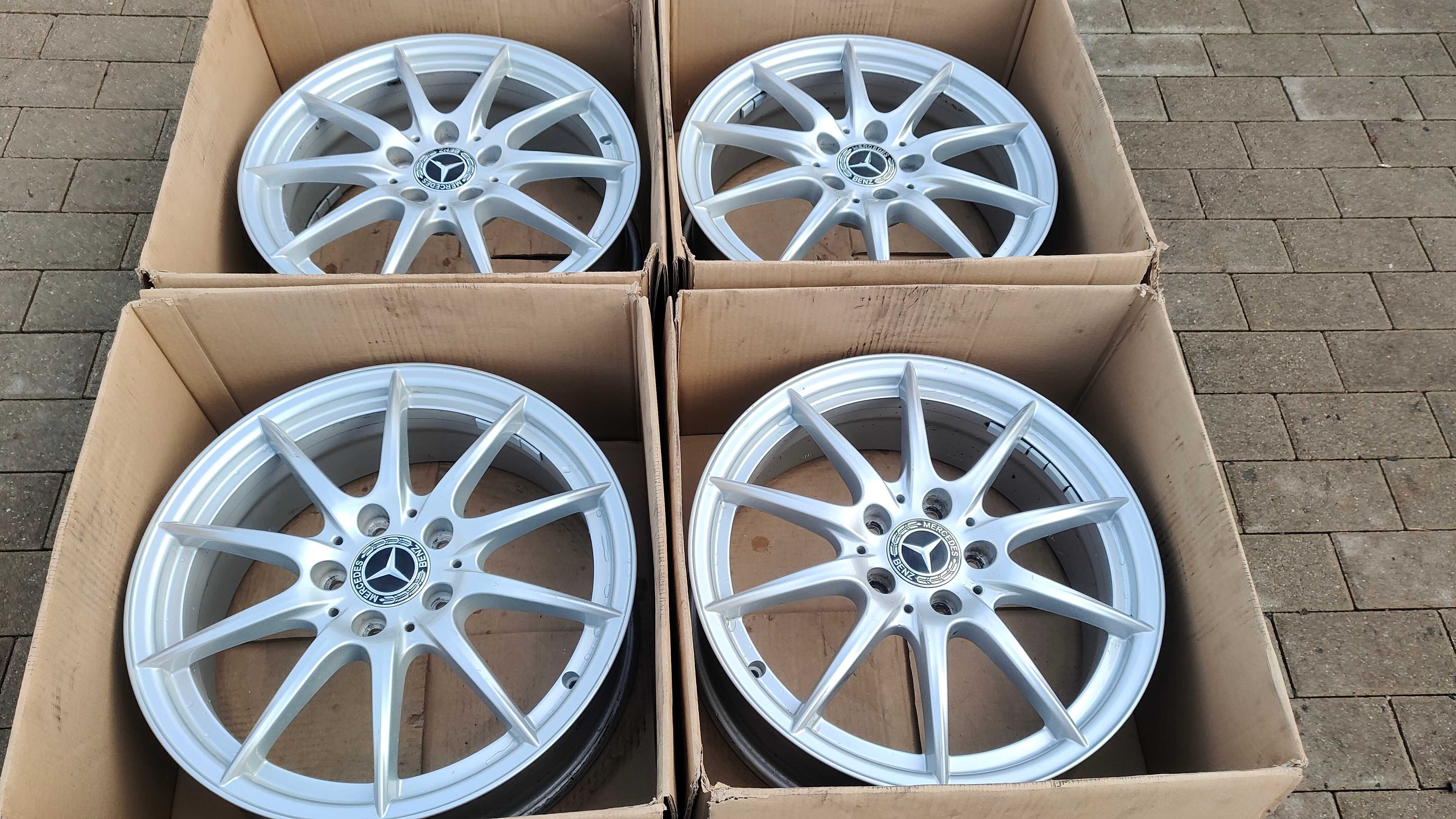 Oryginalne Felgi Aluminiowe Mercedes A B Klasa 17 5x112 6,5J ET49