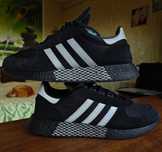 Adidas Originals Marathon Tech "Black Silver" 45размер, 29 см boost