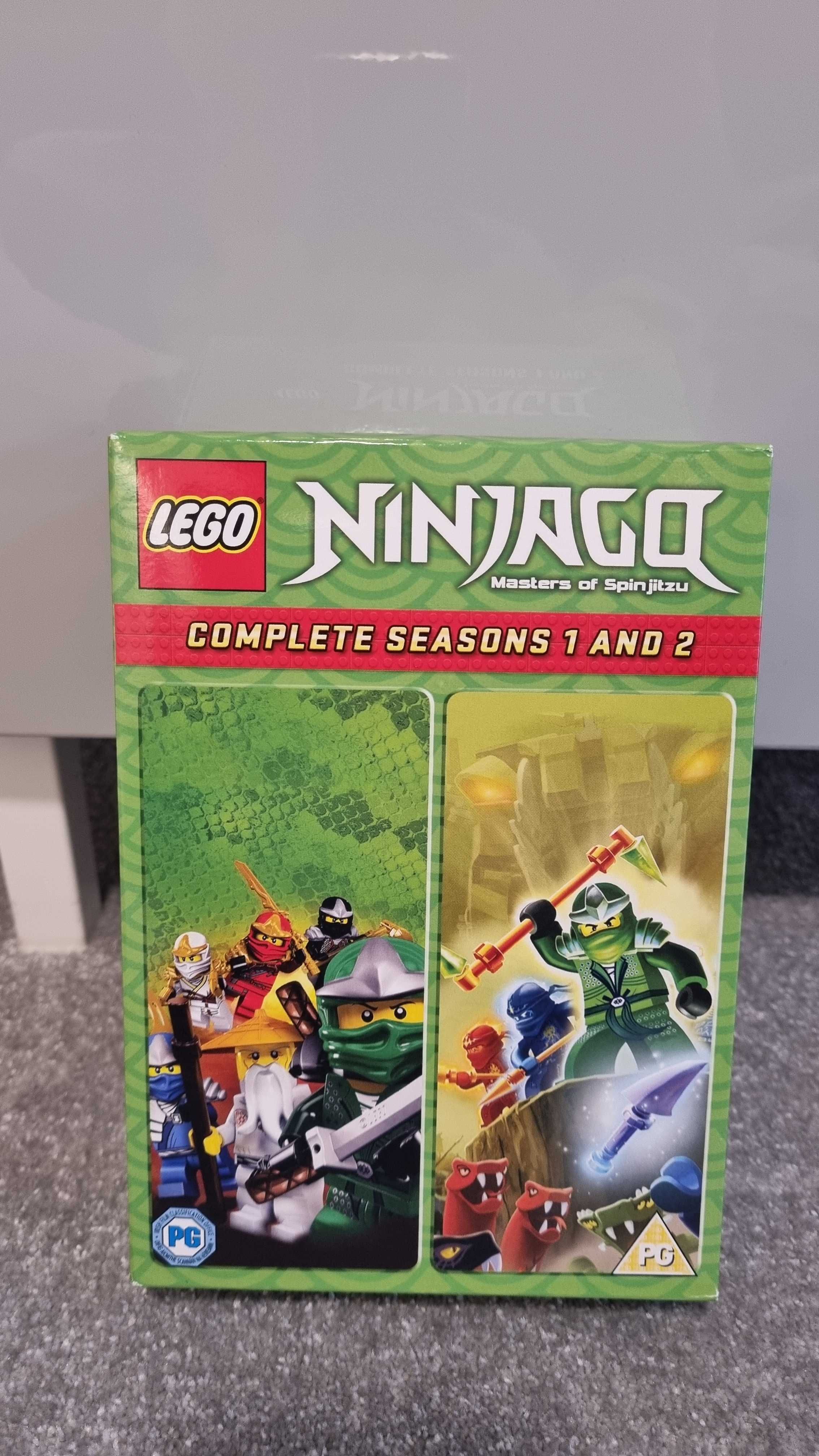 4 DVD Ninjago Lego tylko angielski