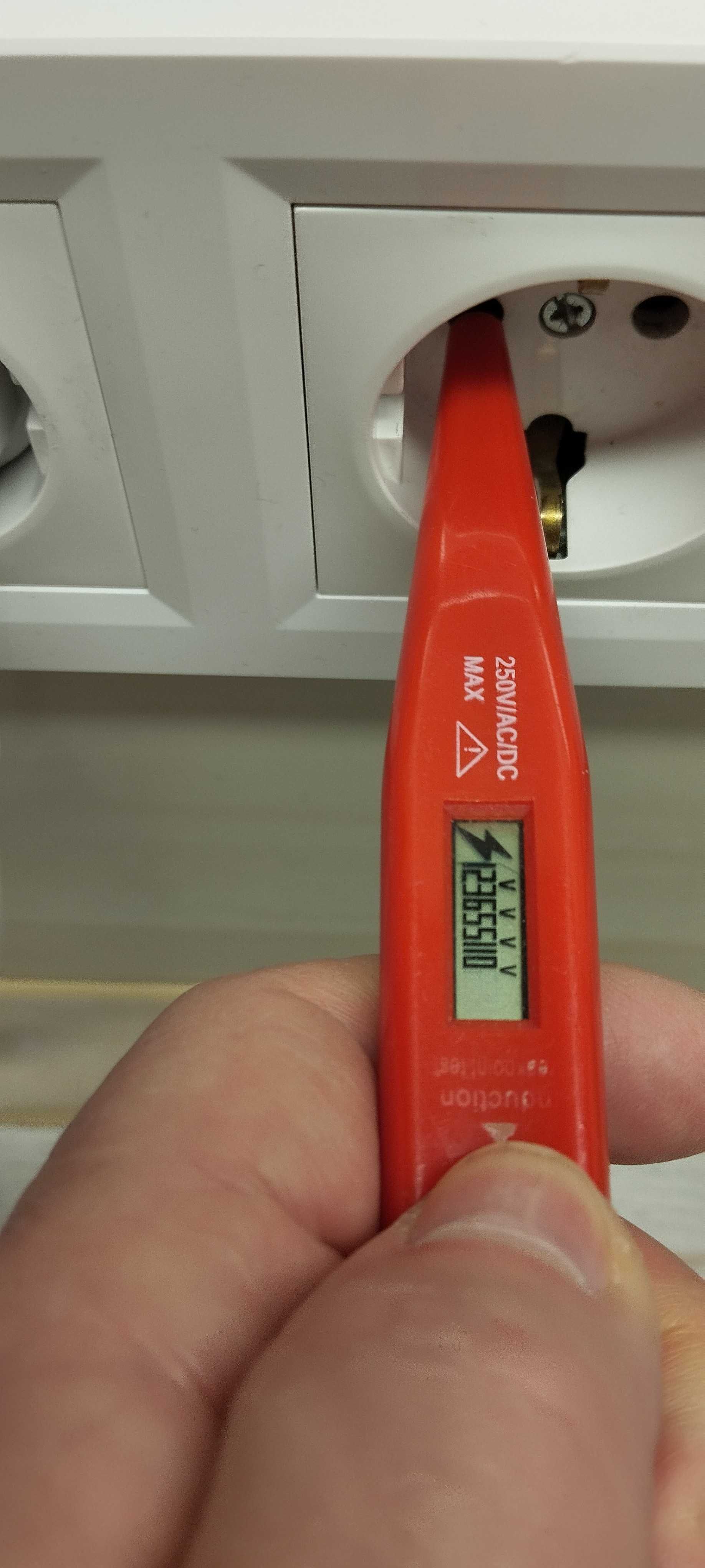 Індикатор контрольний напруги цифровий 12-250V LCD
