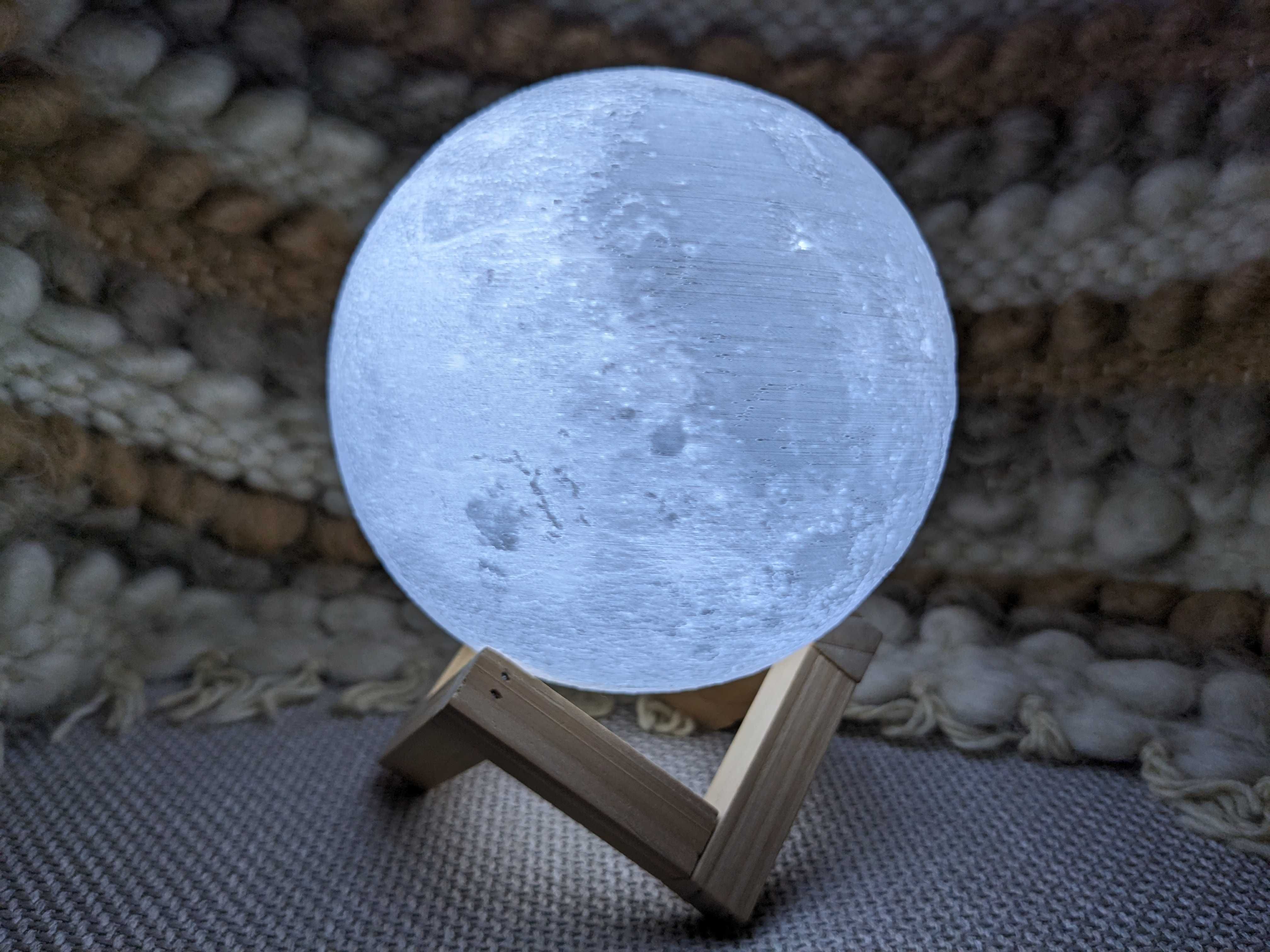 Нічник Місяць 3D Moon Lamp 15 см сенсорне керування 2 режими