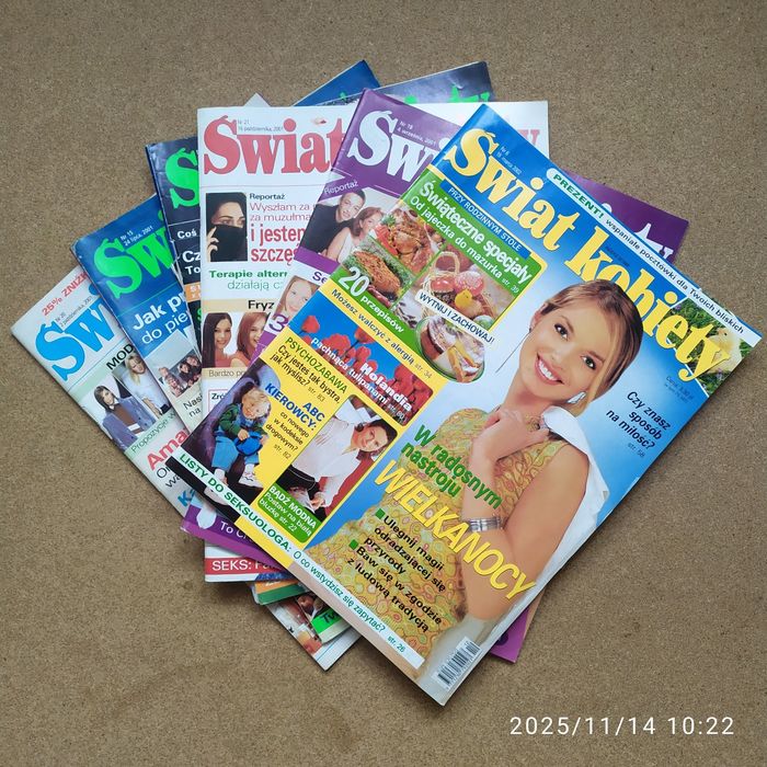 Czasopisma Świat kobiety.