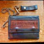 Carteira  harley davidson vintage