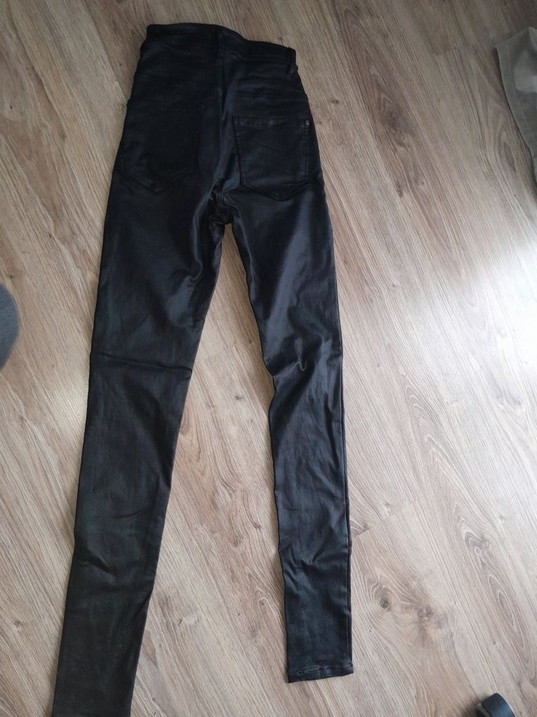 Spodnie woskowane czarne JDY S/ 34