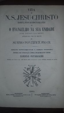 A Bíblia Sagrada - 4 Volumes - 1852