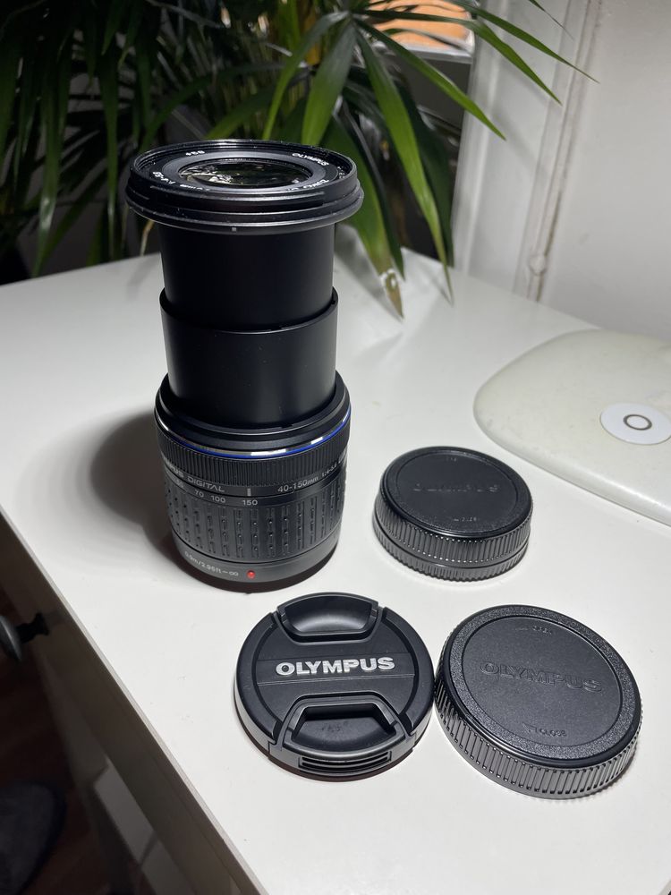 Objetiva olympus + olympus lens hood