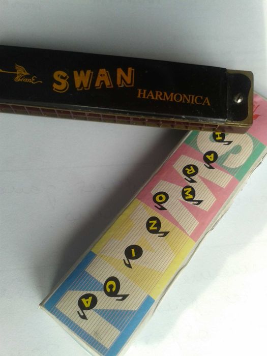 Губная хроматическая гармошка SWAN 32 (16) отв-тий 4 октавы НОВАЯ