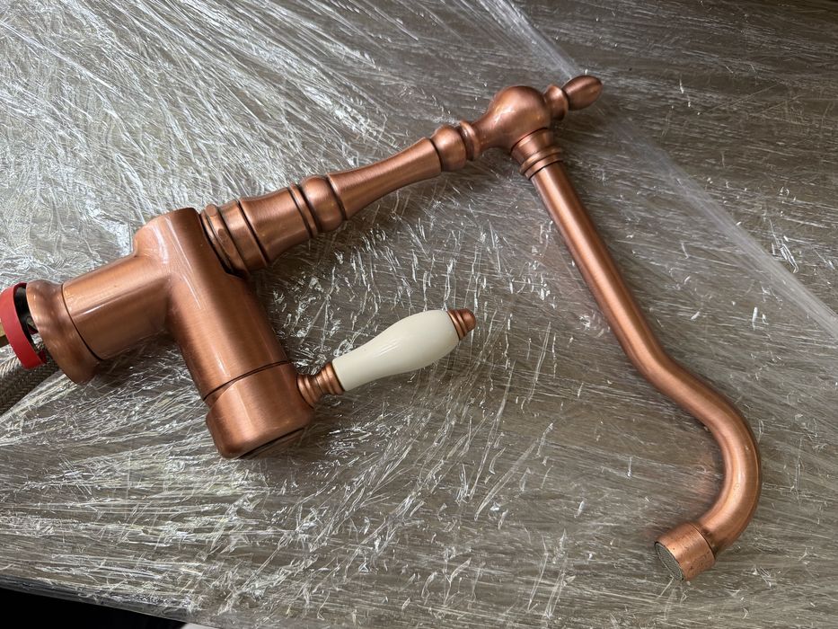 Bateria miedziana retro Smeg