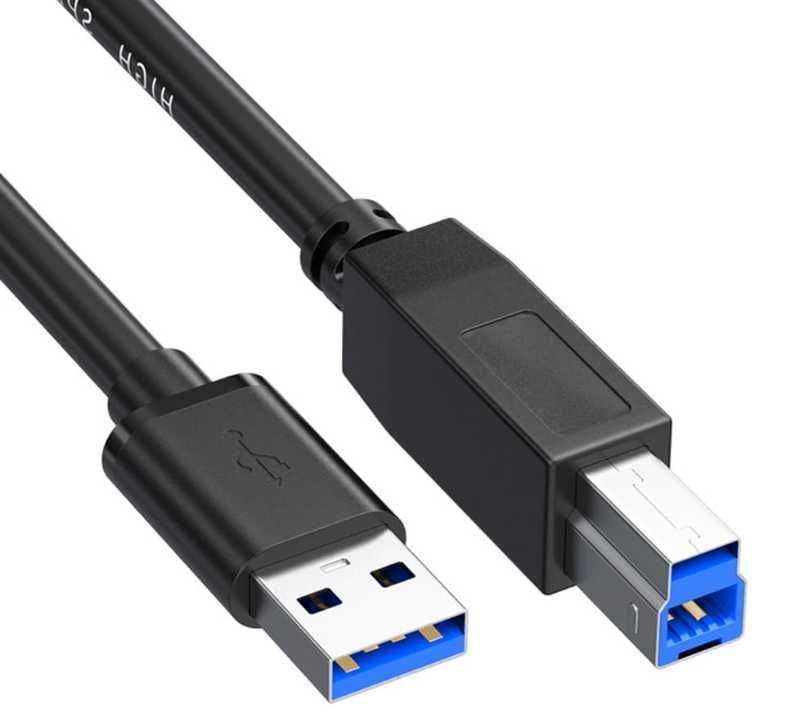 Cabo Aisens USB 3.0 Impressora Tipo A/Macho - B/Macho - 3 Metros