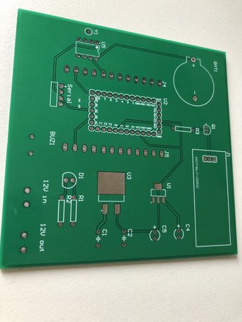 Plytka PCB dla arduino mini + przekaźnik + RTC