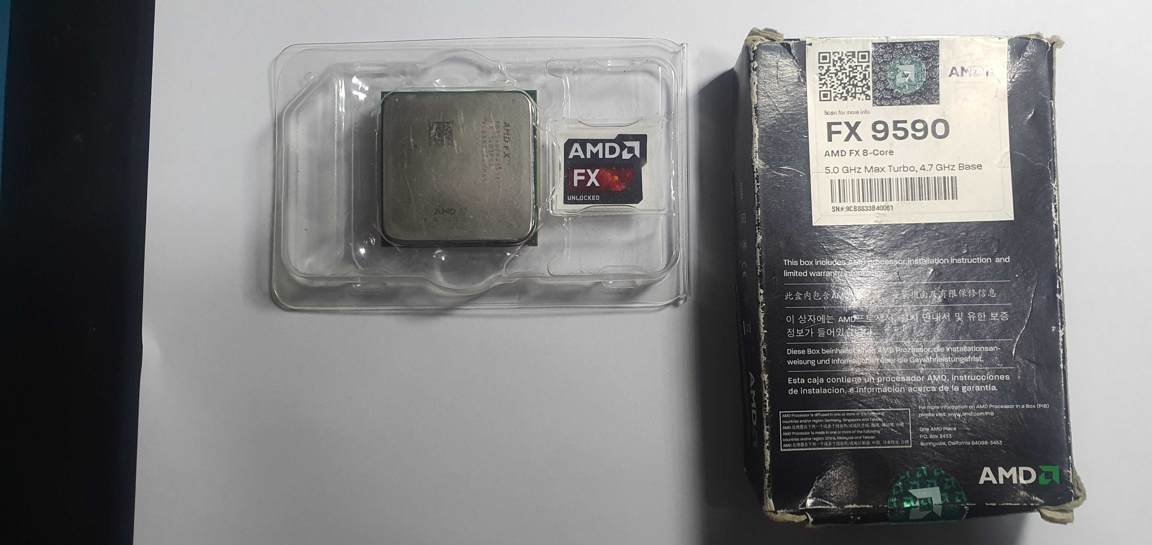 Processador AMD FX-9590 4.7Ghz   5.0Ghz Max Turbo na Caixa