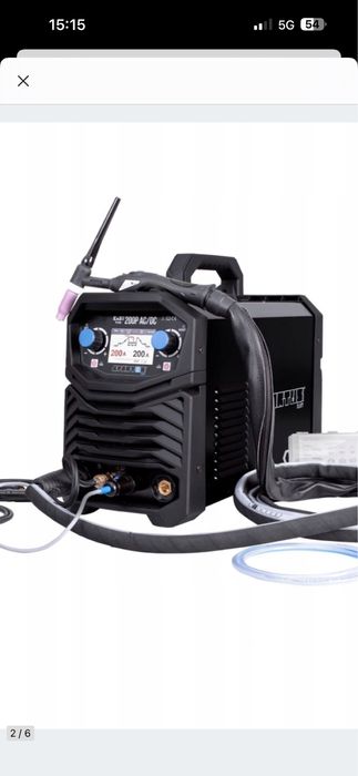 Spawarka tig spartus 200p ac/dc jak nowa duzy zestaw