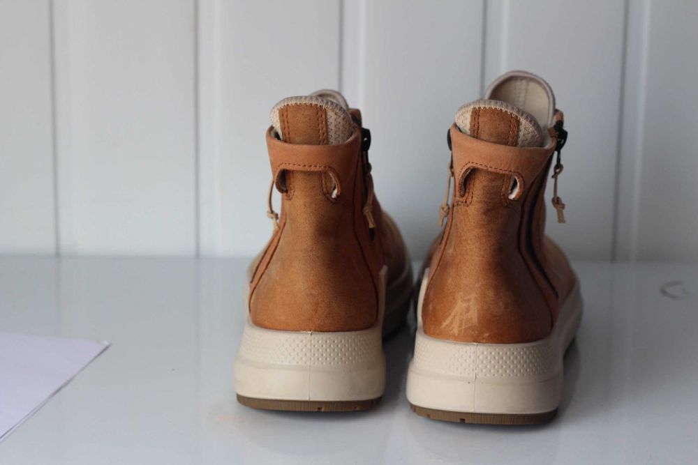 женские демисезонные ботинки зимние ECCO SOLICE кожа Яка