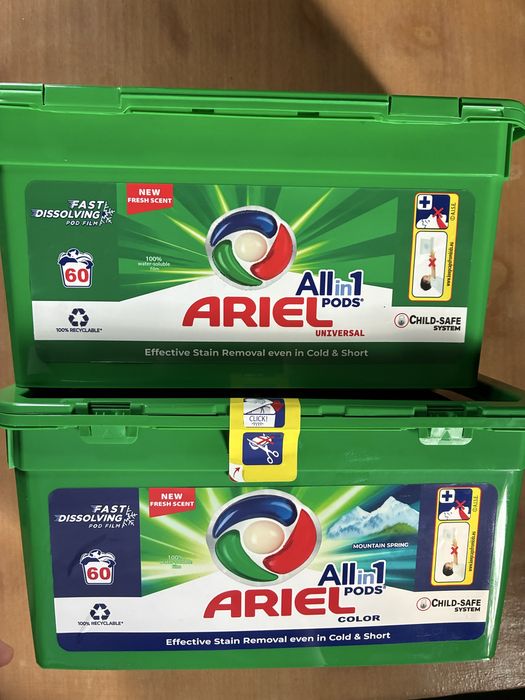 Kapsułki do prania Ariel 60szt !