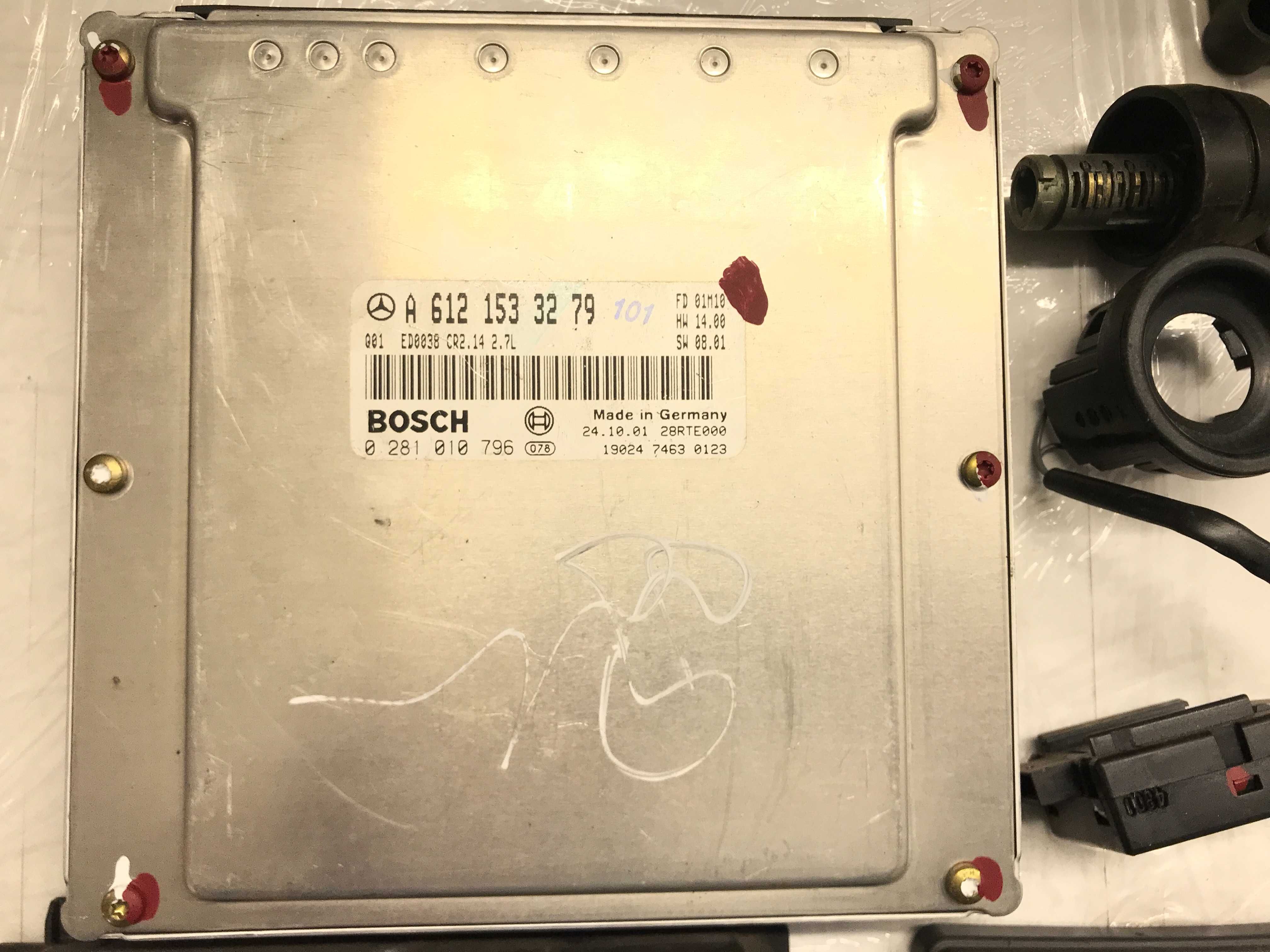 ЕБУ двигуна мозги комплект Mercedes ML W163 мерседес мл 163 6121533279