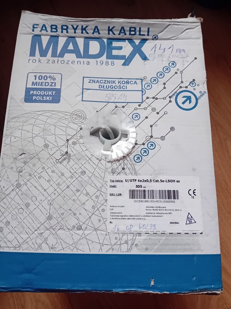 Kabel sieciowy 141 metrów