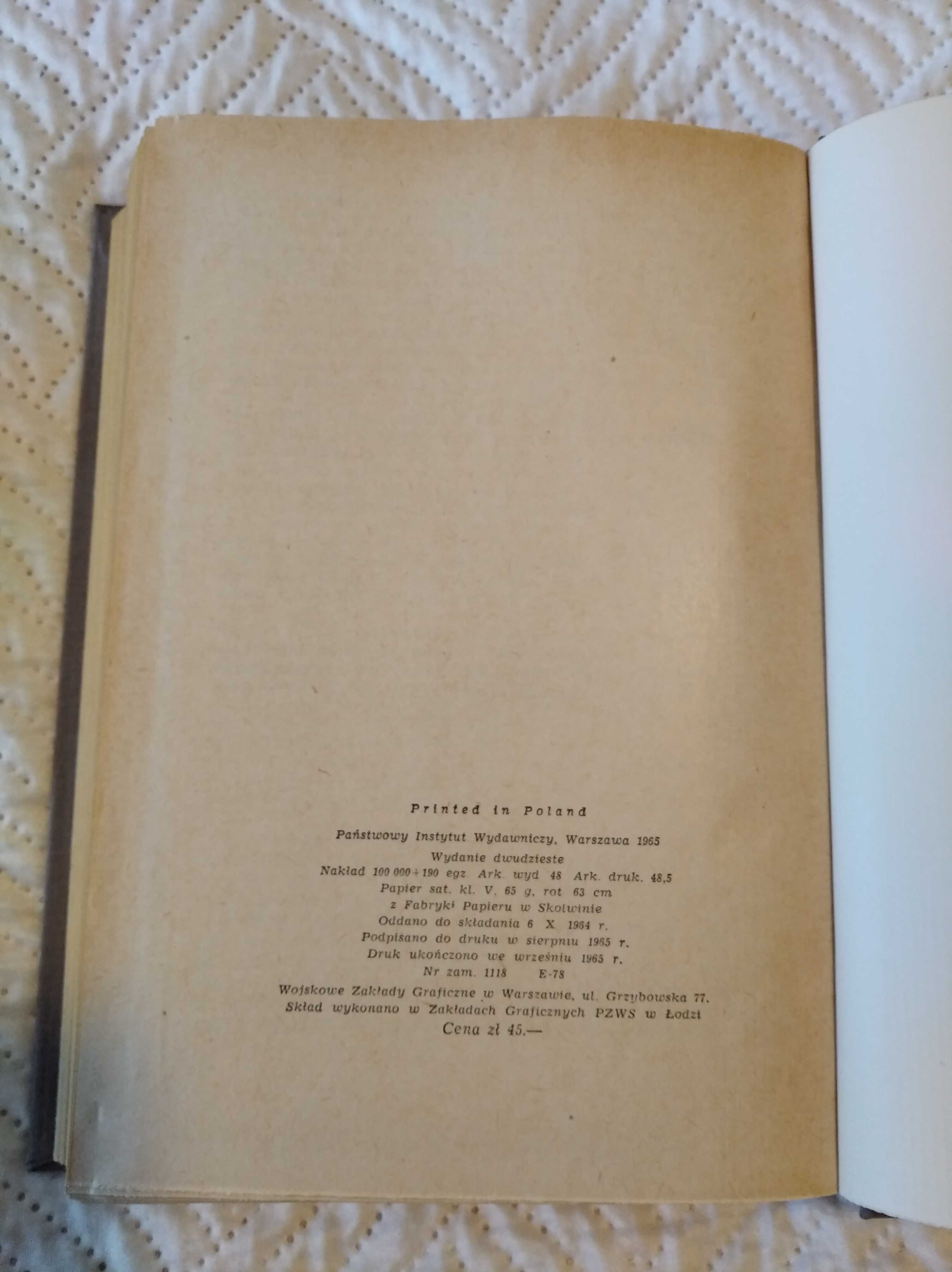 Krzyżacy Henryk Sienkiewicz 1965r.