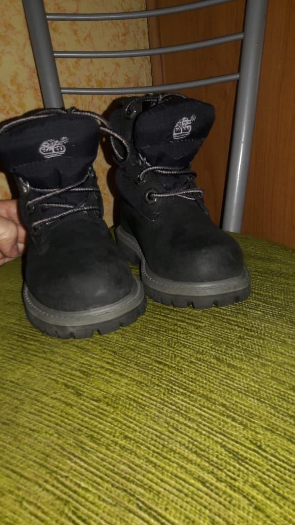 Ботинки детские Timberland 22 стелька 13