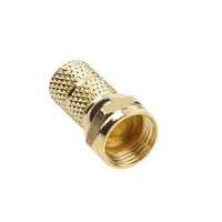 Wtyk Sat F 6,8Mm Gold Cu