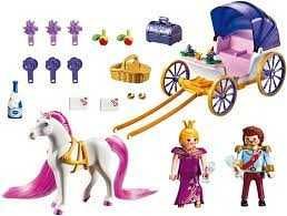 Playmobil 6848 Zamek Księżniczki + para Królewska z karetą 6856