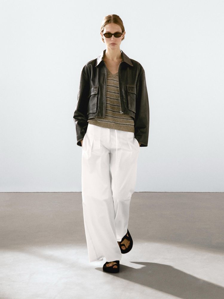 Massimo Dutti | Штани джинси брюки Wide Leg | XS–S | 100% бавовна
