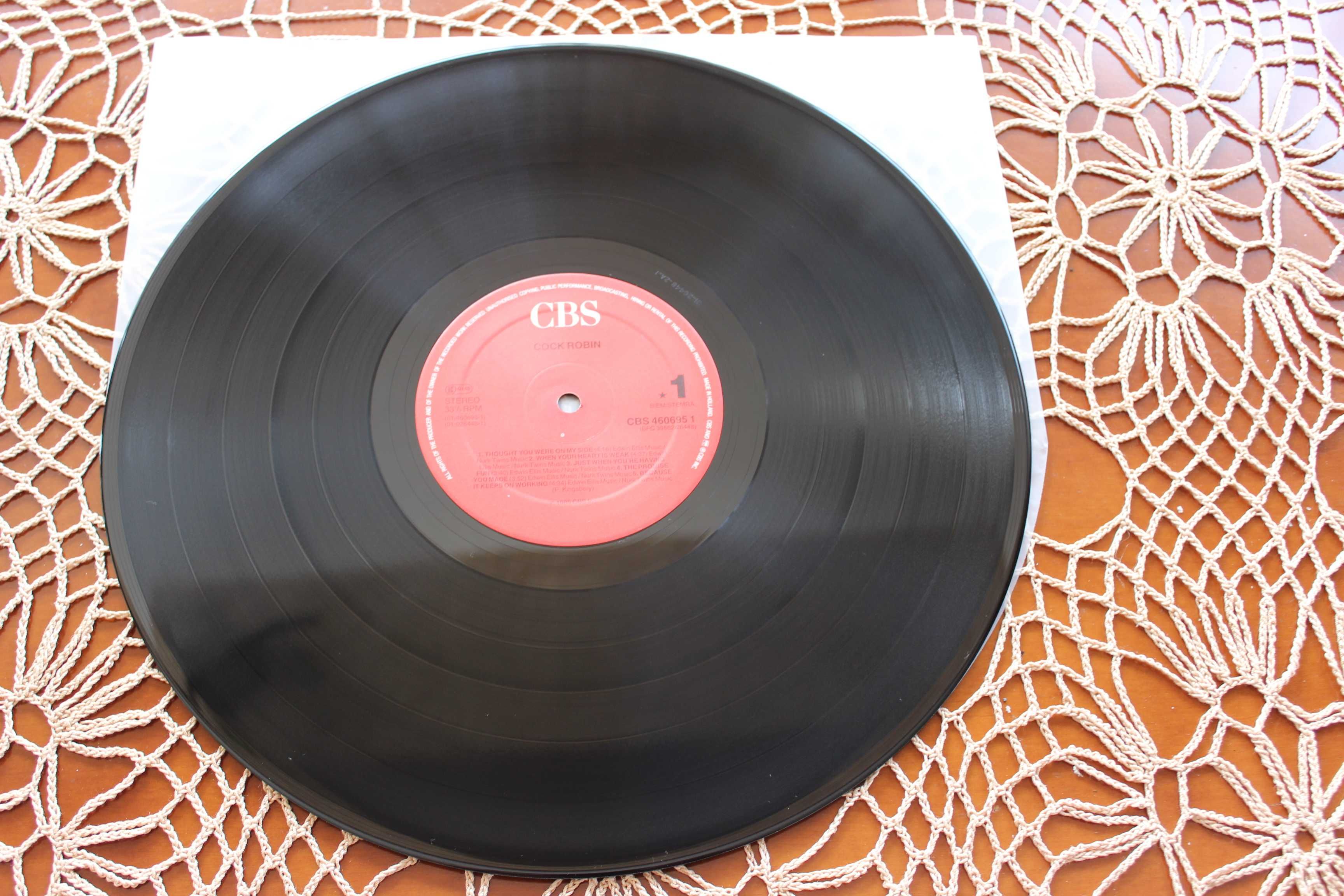 Cock Robin – Cock Robin (LP, 1st Press EU CBS Records) NM / Jak Nowa !
