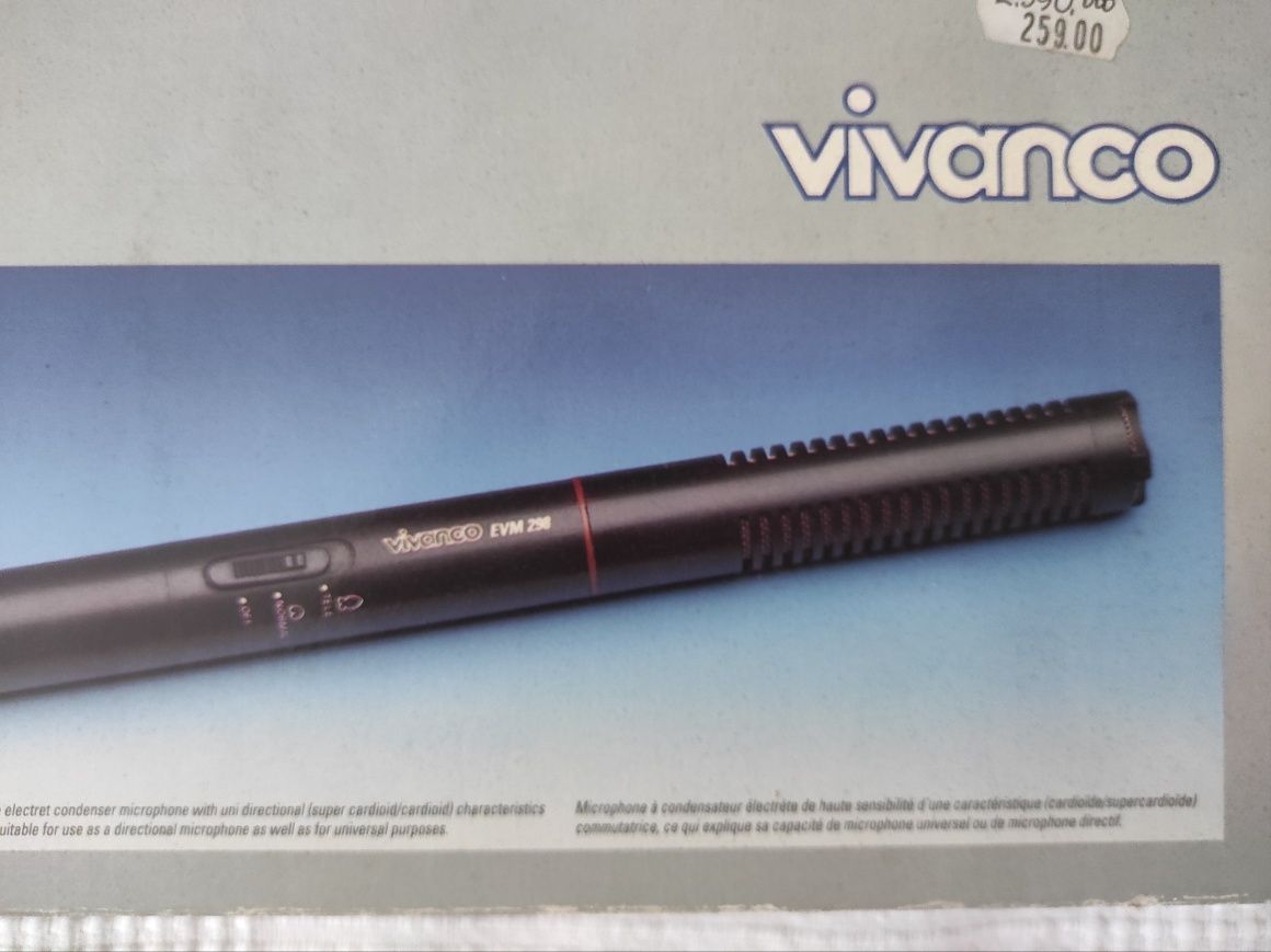Mikrofon Vivanco EVM 298 Video Zoom Mikrofon