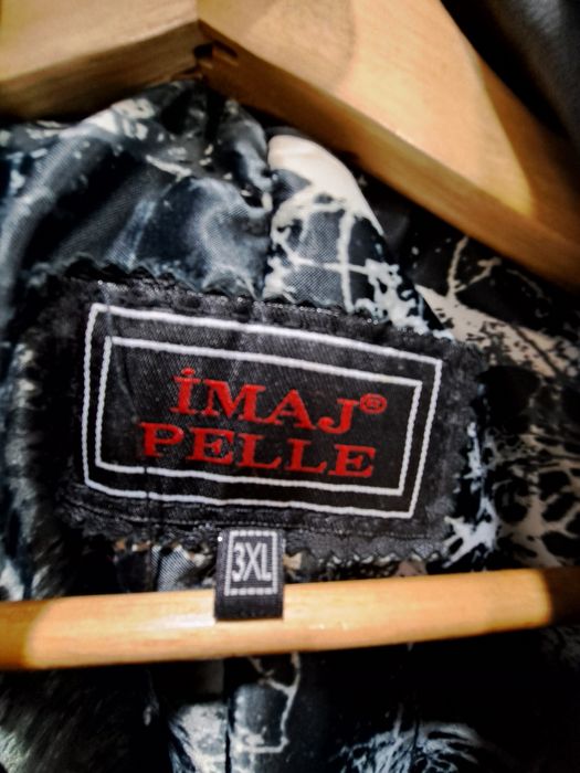 Шкіряний жіночій піджак