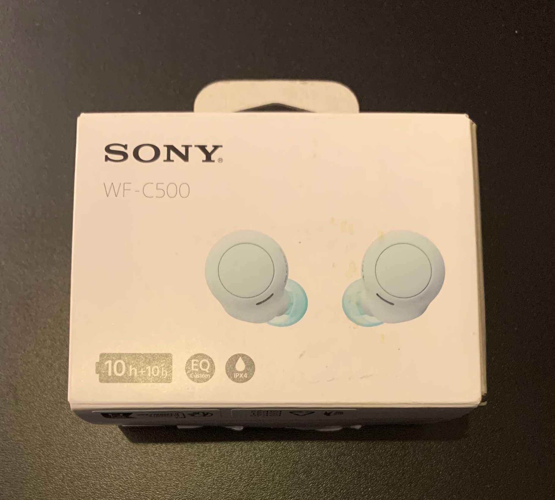 Słuchawki douszne Sony WF-C500 Zielone