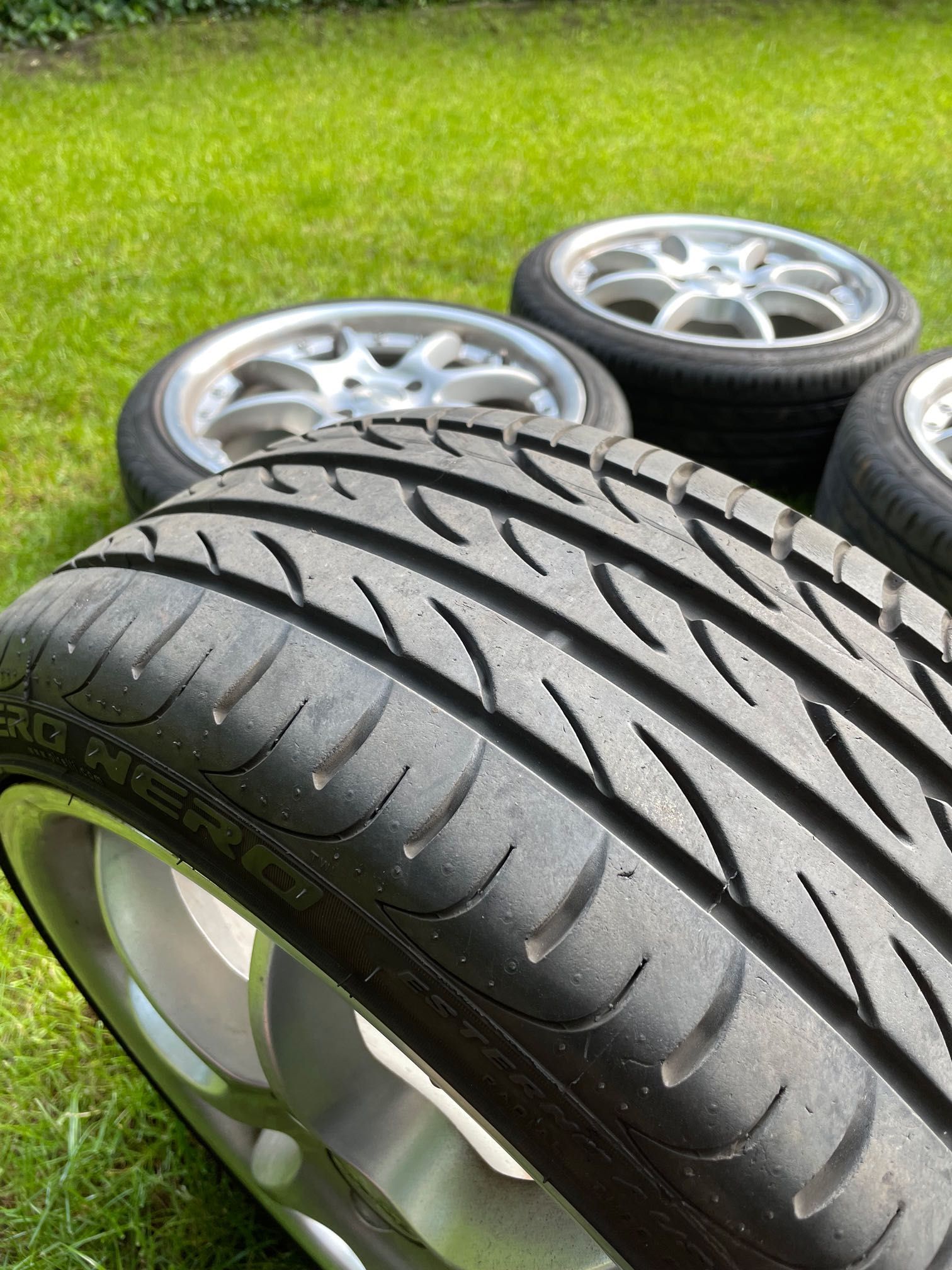 Zestaw felg Speedline Corse 4x100 | 7.5jx17" | ET35 | opony Pirelli