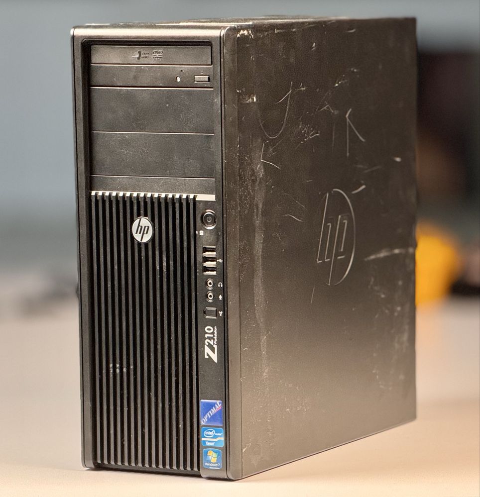 HP Z210 Xeon – gotowy komputer do codziennej pracy / GTX 1050 Ti 4GB