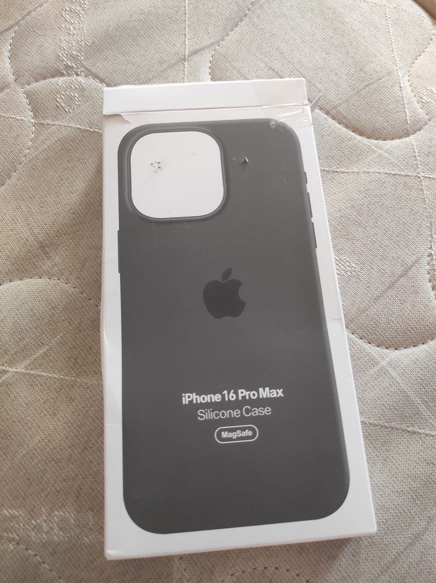 Capa Telemóvel Apple iPhone 16 Pro Max Silicone Case MagSafe Cor Cinza