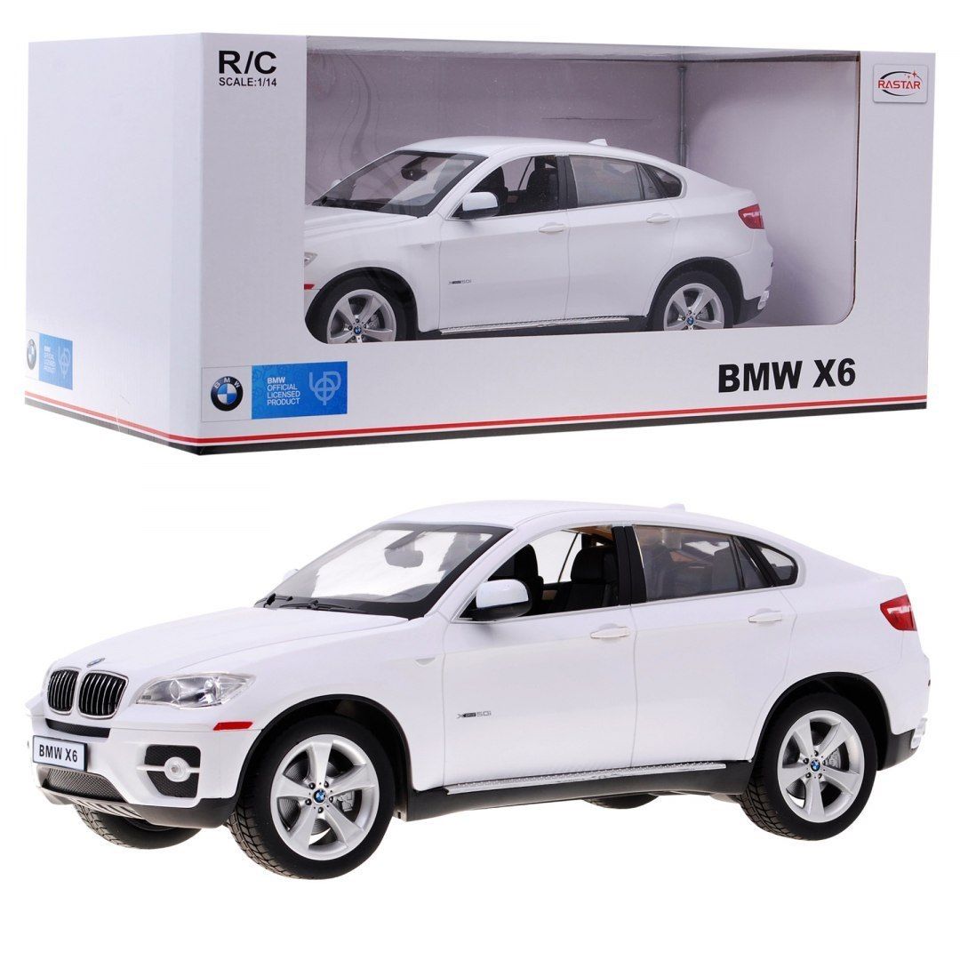 BMW X6 białe Auto Zdalnie sterowane + pilot samochód dla dzieci