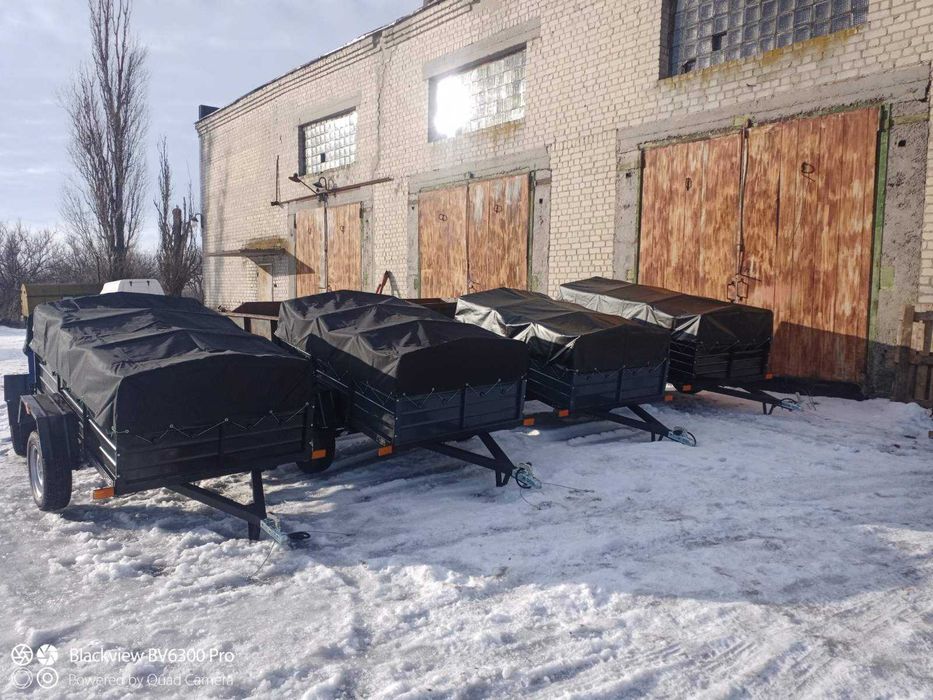 Причіп легковий ПА 2000/1300/400 на АЛКО ресорах   Доставка Документи