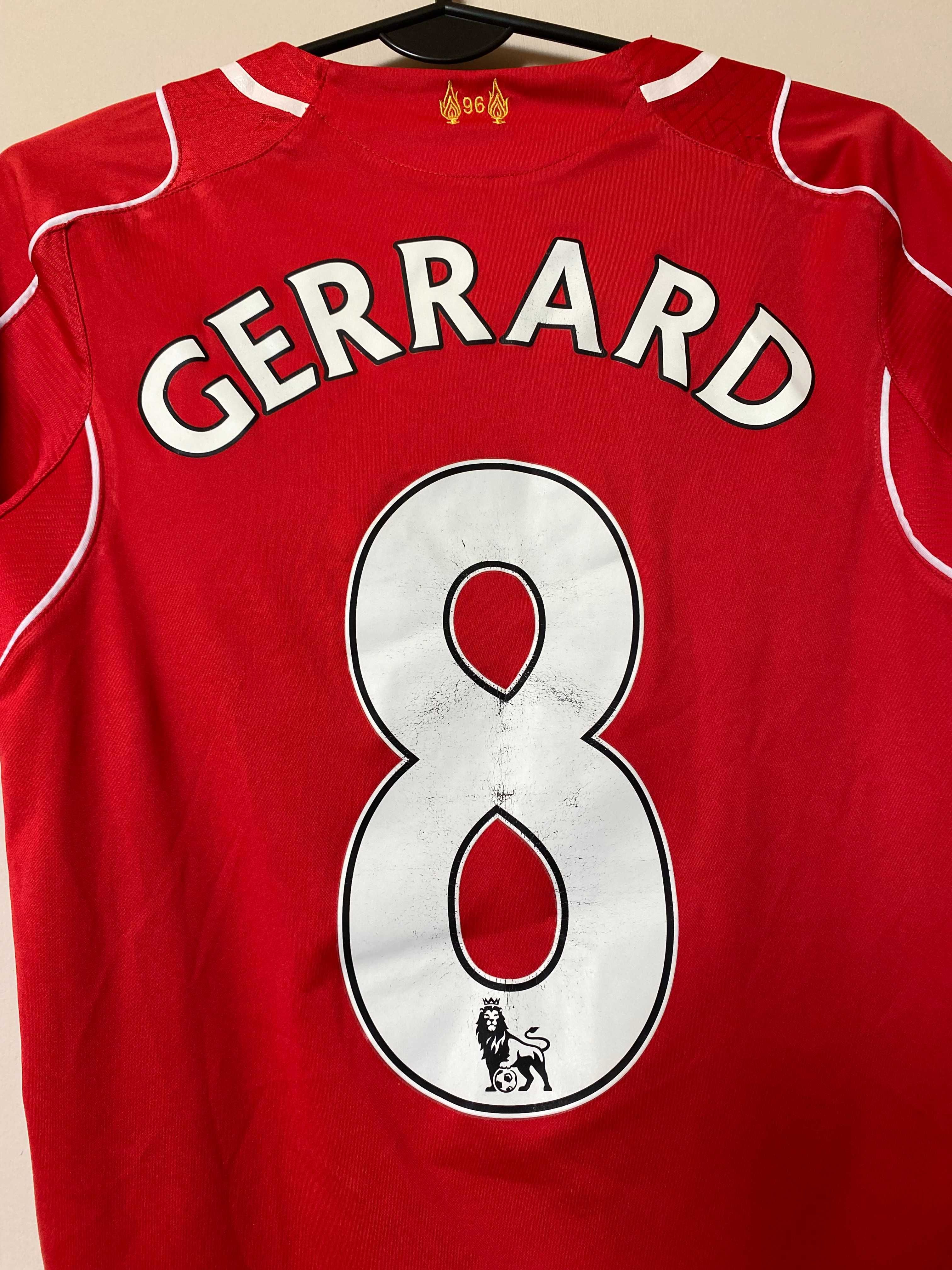 LIVERPOOL F.C. nr 8 GERRARD 2014- 2015 - Warrior dziecięca - UNIKAT